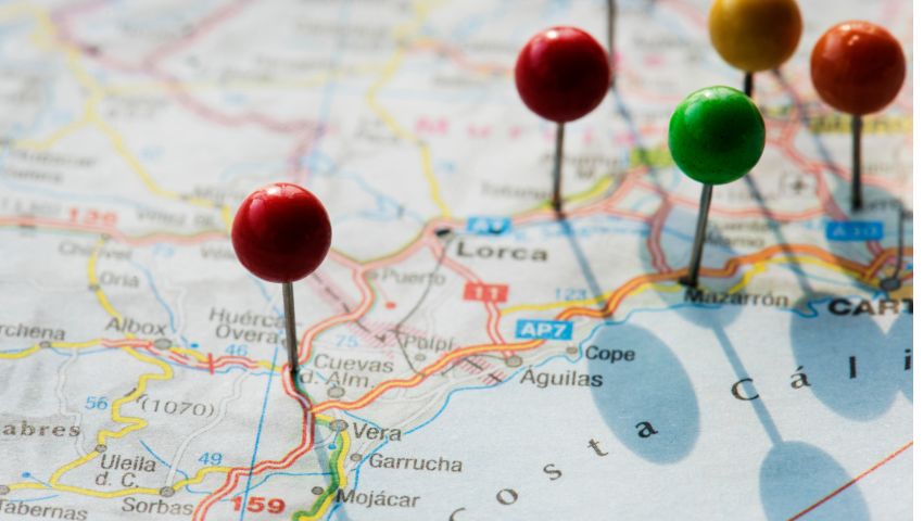 Immagine di un planning map, simbolo dello storytelling del turismo.